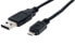 ShiverPeaks BS77183 - 3 m - USB A - Micro-USB B - USB 2.0 - Male/Male - Black