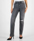 ფოტო #4 პროდუქტის Women's High-Rise Distress Jeans, Created for Macy's