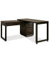 Фото #7 товара Prelude 56" Wood Swivel Lift Top L-shaped Desk