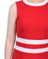 ფოტო #7 პროდუქტის Women's Elbow Sleeve Colorblocked Dress, 2 Piece Set