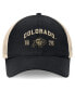 ფოტო #4 პროდუქტის Men's Black Colorado Buffaloes Heritage Waylon Trucker Adjustable Hat