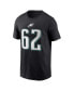 Фото #3 товара Men's Jason Kelce Black Philadelphia Eagles Player Name and Number T-shirt