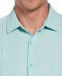 ფოტო #4 პროდუქტის Men's Textured One-Tuck Panel Short Sleeve Button-Down Shirt