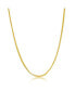 Фото #2 товара Franco Chain 1.5mm Sterling Silver or Gold Plated Over Sterling Silver 24" Necklace