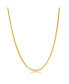 Franco Chain 1.5mm Sterling Silver or Gold Plated Over Sterling Silver 24" Necklace