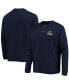 Фото #1 товара Men's Navy Chicago Bears Logo Maverick Thermal Henley Long Sleeve T-shirt