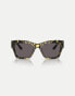 Фото #1 товара Vogue eyewear vo5524s rectangle sunglasses with grey lens in yellow tortoise