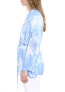 $110. MICHAEL Michael Kors Crew Blue Women's Short Tie Dye Kimono Top Blue M