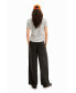 Фото #2 товара Women's Wide-leg cargo trousers