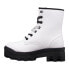 Фото #4 товара Lugz Dutch WDUTCHV-135 Womens White Synthetic Lace Up Casual Dress Boots