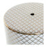 Фото #2 товара Вспомогательный стол DKD Home Decor Белый Фарфор Позолоченный (33 x 33 x 42 cm)
