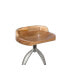 Iron and Wood Contemporary Bar Stool