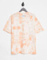 AAPE By A Bathing Ape tie dye t-shirt in orange