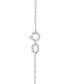 ფოტო #4 პროდუქტის Gemstone & Diamond Accent Cross 18" Pendant Necklace in 14k White Gold