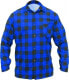 Фото #1 товара Dedra koszula flanelowa niebieska, rozmiar L, 100% bawełna (BH51F2-L)