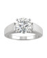 Moissanite Solitaire Ring 1-9/10 ct. t.w. Diamond Equivalent in 14k White Gold