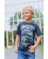 Toddler Boys 3 Pack T-Shirts to Grave Digger El Toro Loco Megalodon