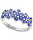 ფოტო #1 პროდუქტის EFFY® Tanzanite Cluster Ring (1 ct. t.w.) in Sterling Silver