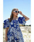 Фото #6 товара Платье Jessie Zhao New York синего цвета из хлопка с квадратным вырезом