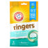 Ringers, Fresh Breath Dental Treats For Dogs, Medium, Mint, 5 Pieces