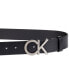 ფოტო #2 პროდუქტის Men’s Casual Monogram Cut Out Buckle Belt