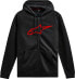 Alpinestars Bluza z kapturem ALPINESTARS AGELESS II ZIP HOODIE, Black/Red Rozmiar: S