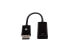 Фото #3 товара Аксессуар кабель DisplayPort to HDMI V7 Slim черный