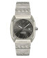 ფოტო #1 პროდუქტის Men's Swiss Gray Titanium Bracelet Watch 44mm