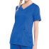 Фото #1 товара Urbane by Landau Womens Blue Sweetheart-Neck Short Sleeve Tunic Scrub Top Sz 4XL