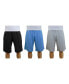 Фото #1 товара Men's 3-Pack Moisture-Wicking Active Mesh Shorts