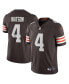 Фото #1 товара Men's Deshaun Watson Brown Cleveland Browns Vapor Limited Jersey