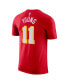 ფოტო #2 პროდუქტის Men's Trae Young Red Atlanta Hawks Icon 2022/23 Name and Number T-shirt