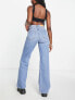 Фото #3 товара Stradivarius 90s dad jeans in vintage blue