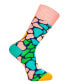 Фото #3 товара Men's Cancun Novelty Luxury Crew Socks Bundle Fun Colorful with Seamless Toe Design, Pack of 3