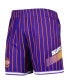 Фото #3 товара Men's Purple Phoenix Suns City Collection Heritage Mesh Shorts