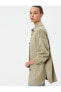 Фото #2 товара Куртка Koton Faux Suede Shirt Collar Coat