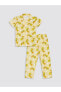 Фото #1 товара LCW baby Polo Yaka Kısa Kollu Kız Bebek Pijama Takım