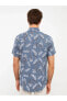 Фото #5 товара Рубашка мужская LC WAIKIKI Classic Regular Fit расклешенная с коротким рукавом