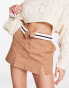 Фото #6 товара ASOS DESIGN chino mini skirt in tan