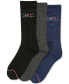 ფოტო #1 პროდუქტის Men's 3-Pk. Logo Cushioned Crew Socks