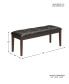 Фото #3 товара Homelegance Griffin Dining Room Bench