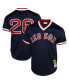 Фото #1 товара Men's Wade Boggs Boston Red Sox 1992 Authentic Cooperstown Collection Batting Practice Jersey - Navy Blue