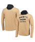 Фото #1 товара Men's Gold, Black New Orleans Saints Active Block Hoodie Long Sleeve T-shirt