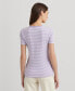 Фото #1 товара Топ Ralph Lauren Striped Crewneck Tee