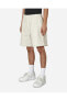 Фото #1 товара Sportswear solo swoosh fleece unisex bol kesim fransız kumaş beyaz şort