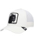 Фото #1 товара Men's White The Panther Trucker Adjustable Hat