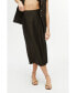 ფოტო #1 პროდუქტის Women's Midi Skirt with Back Slits