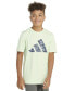 Big Boys Short Sleeve Pebble Camo Logo Polyester T-Shirt