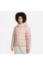 Фото #1 товара Womens Storm Fit Pink Puffer Down Warm Winter Jacket Coat Somon Pembe Şişme Mont Dq5903-601
