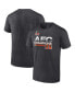 ფოტო #1 პროდუქტის Men's Heathered Charcoal Cincinnati Bengals 2021 AFC Champions Locker Room Trophy Collection T-shirt